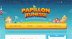 Desktop Screenshot of papillonjeunesse.com